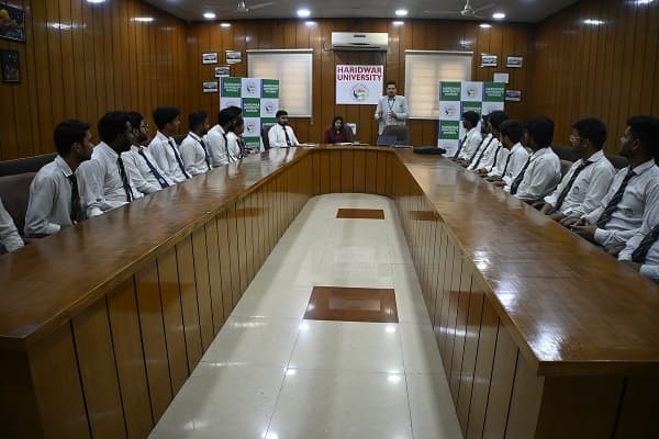 Campus Drive at Haridwar University with Live Tech Solutions