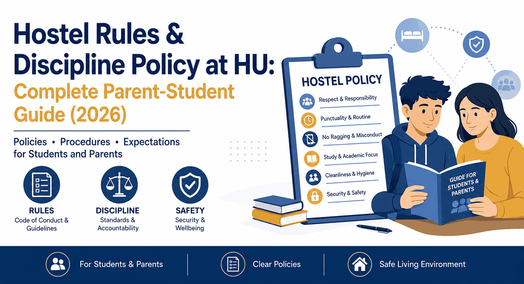 Hostel Rules & Discipline Policy at HU: Complete Parent-Student Guide (2026)