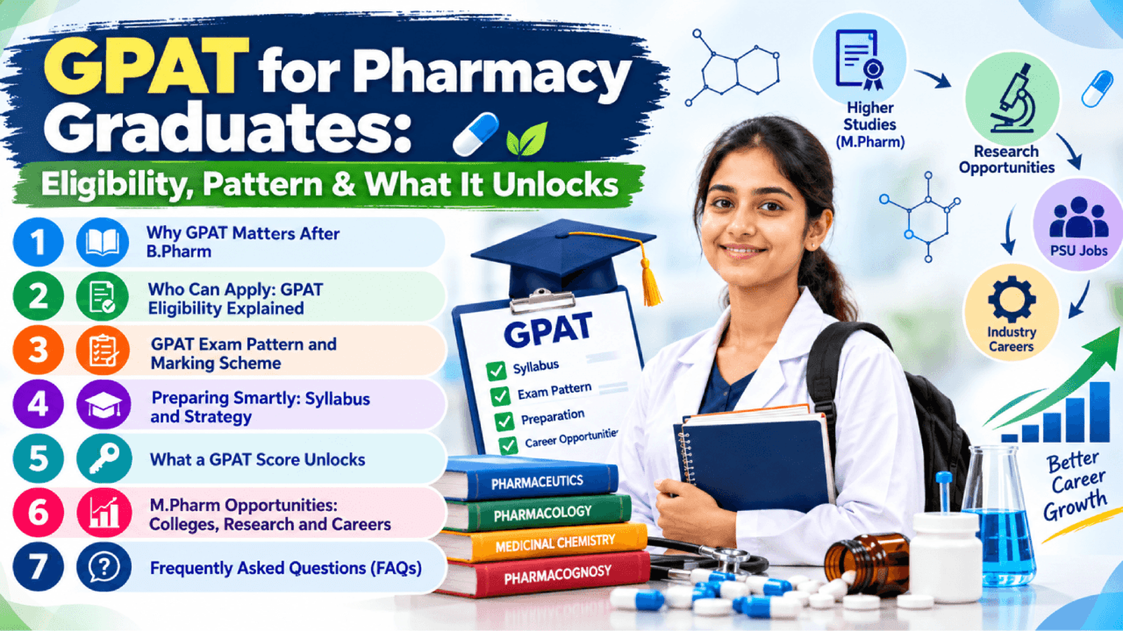 GPAT for Pharmacy Graduates: Eligibility, Pattern & What It Unlocks